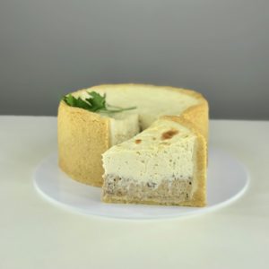 Закусочный Чизкейк с Грибным Дюкселем и Курочкой