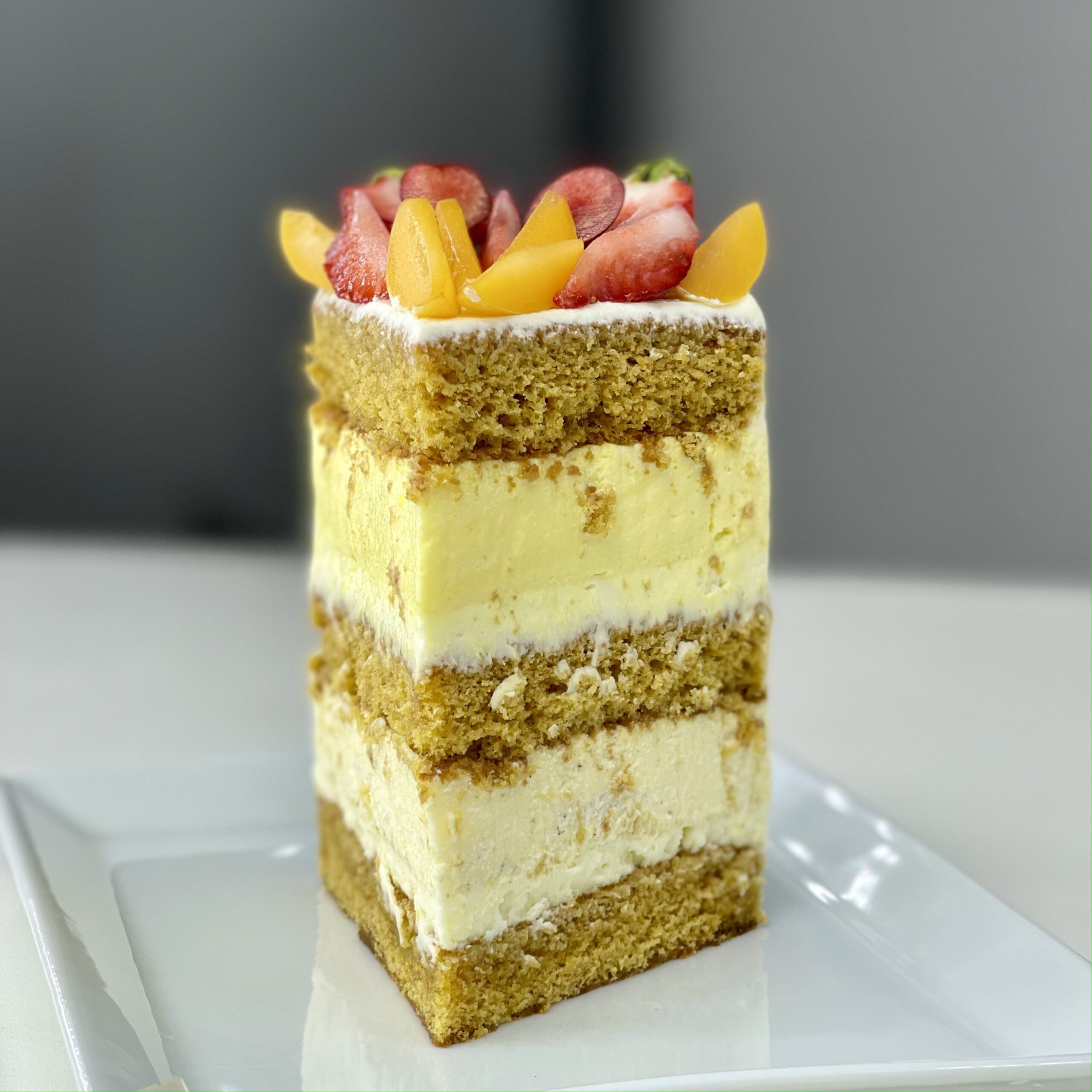 Медовик Апельсиновый с тестом на жидкой карамели
