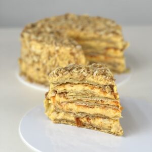 Закусочный Торт Наполеон с Тыквенным Кремом