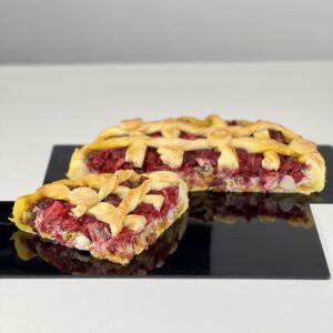 Песочный Пирог с Курицей Клюквой и Яблоком