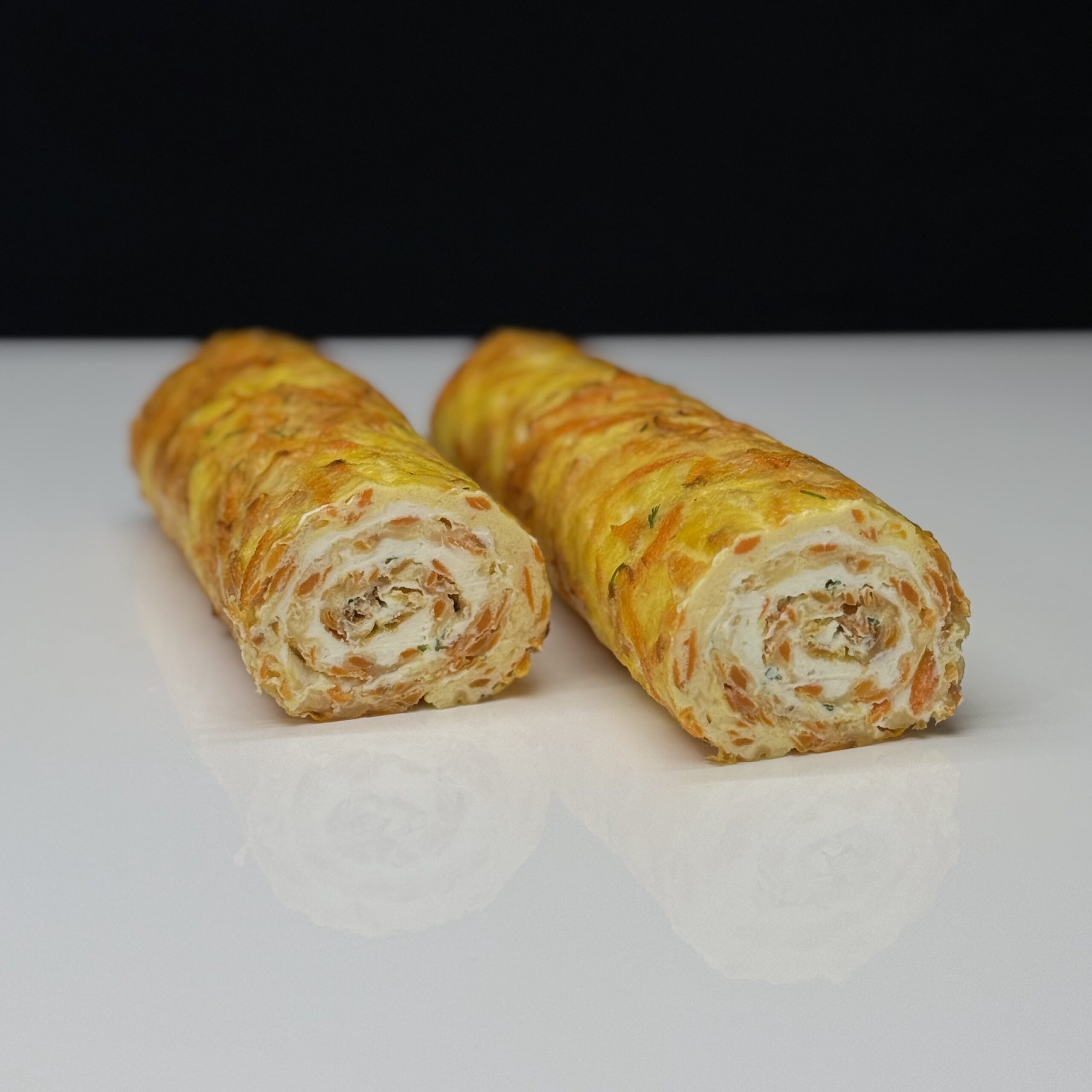 Рулет Морковный с Сыром и Зеленью