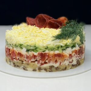 Салат Мужской Каприз с Говядиной и Сладким Перцем