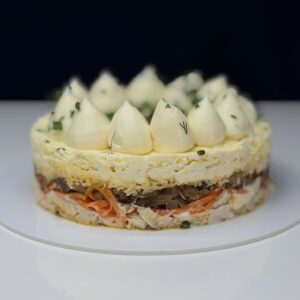 Салат Праздничный с Курицей и Морковью по Корейски